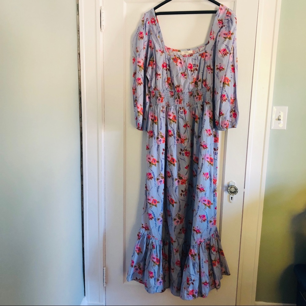 NWT LoveShackFancy Minnia Lavender Moon Maxi Dress size Medium - Picture 6 of 12
